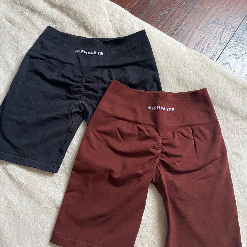 Alphalete Amplify Biker Short Set
